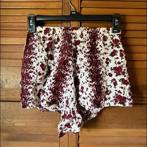 Brandy Melville Floral Shorts
